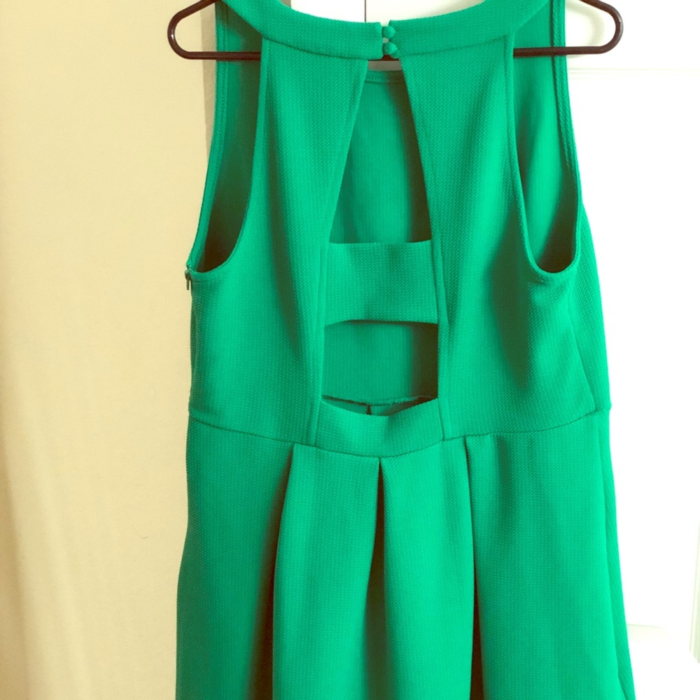 Little Green Flirty Dress